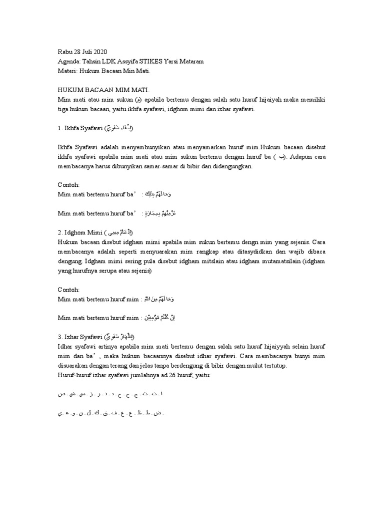 Tahsin Ilmu Tajwid Part 2 Pdf