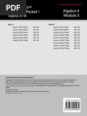 EurekaMath_G11M3_ExitTicketPkA_FL