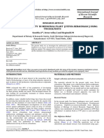 Antibacterial Activity in Medicinal Plant (Stevia Rebaudiana) Using Twosolvents