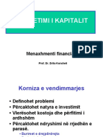 Buxhetimi I Kapitalit: Menaxhmenti Financiar 2
