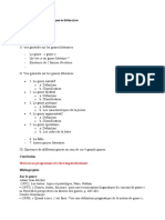 BIL 434 Esthétique Des Genres Littéraires PDF
