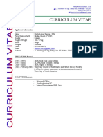 Curriculum Vitae English Version