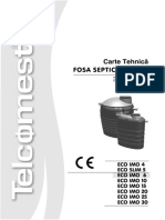 Carte Tehnica Fosa Imhoff PDF