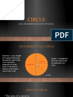 Circle: Area, Circumference, Arc Length, Sector Area