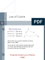 Law of Cosine