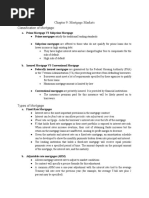 Chapter 9 - Mortgage Markets