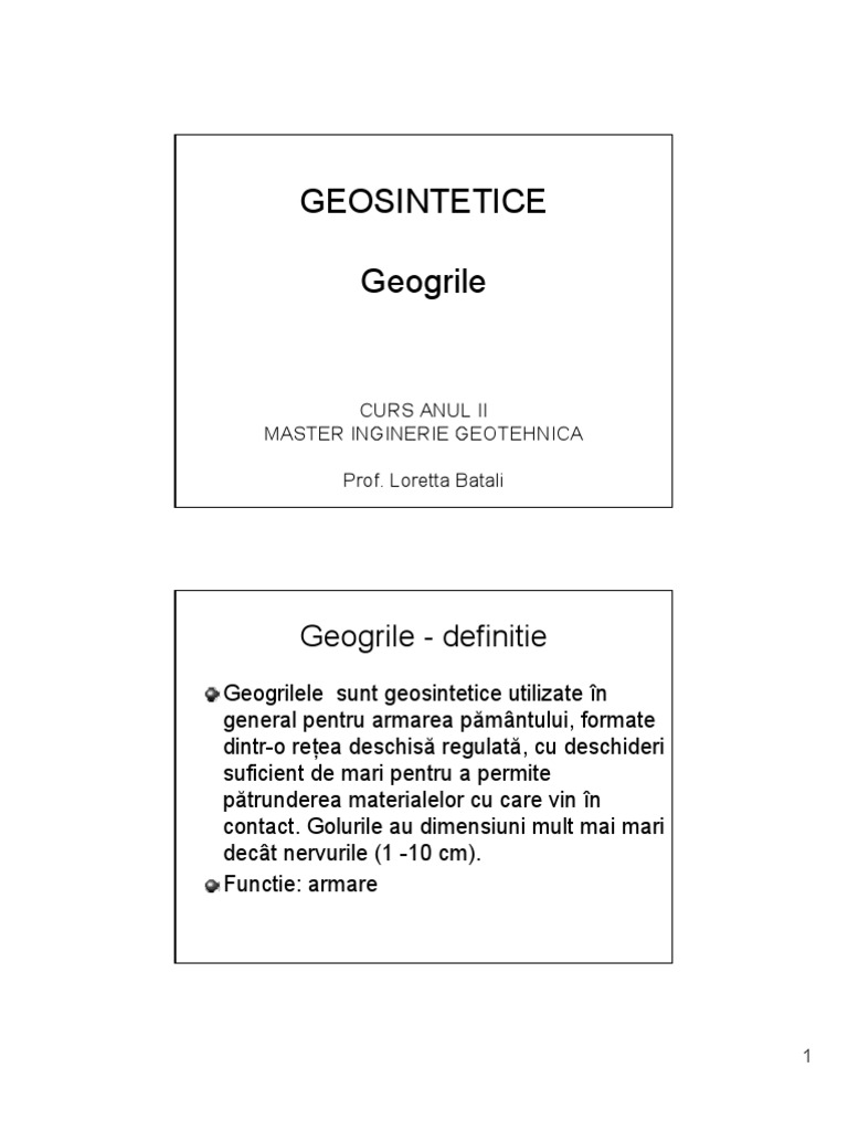 Geogrile | PDF