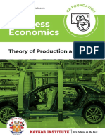 Theory of Production and Cost PDF