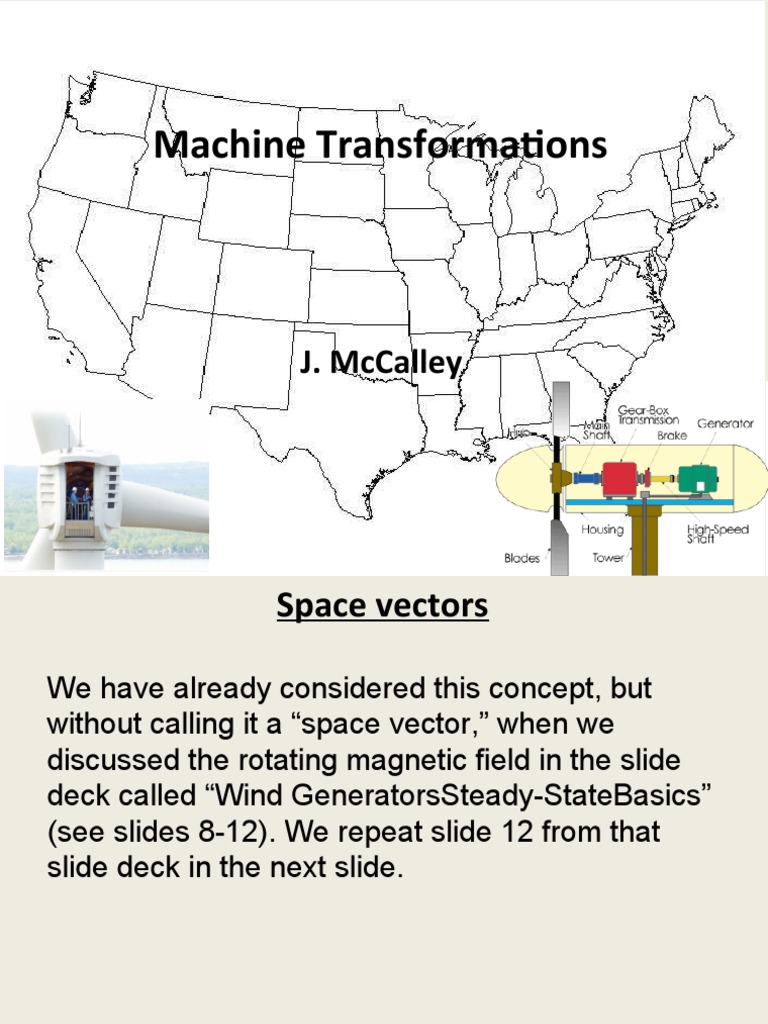 Understanding Space Vectors in AC Systems | PDF | Rotation Around A ...