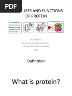 Structures and Functions of Protein