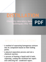 Distillation: Chemistry Laboratory Management Techniques (TKU 1073)