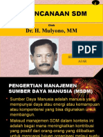 Perencanaan SDM untuk organisasi yang kompetitif