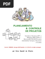 Gestão de Projetos - PMI - Planejamento & Controle de Projetos