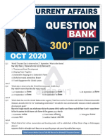 October Question Bank (300 MCQ)
