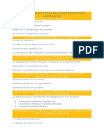 Programme de Cours en Comptabilite Des Assurances