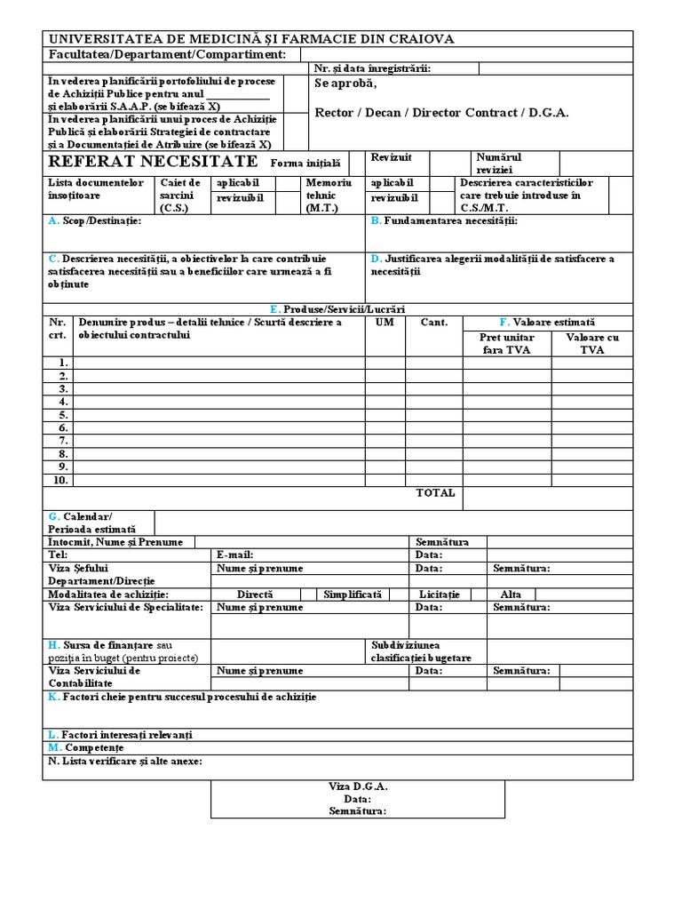 Referat Necesitate Model