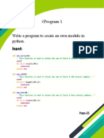 #Program 1: Write A Program To Create An Own Module in Python