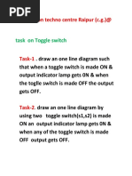 PLC Timer Logic Examples for Lamp Control | PDF | Switch | Components