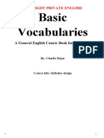 Beginners Vocabulary Book Arpe