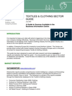 Textile Clothing Sector Guide July 2009