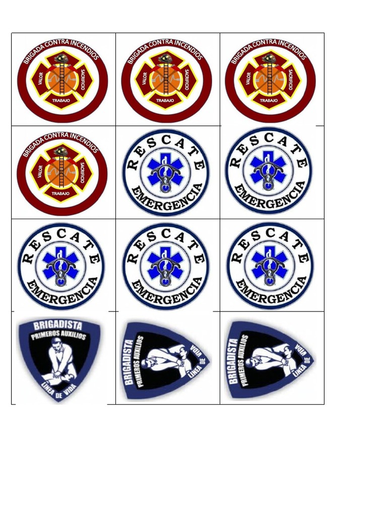Logos para Brigadas de Emergencia | PDF