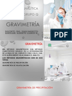 Química analítica gravimetría