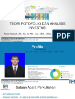 Materi Teori Fortofolio Dan Analisis Investasi Unsera PDF