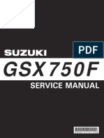 Suzuki GSX750F '98-'05 Service Manual (99500-37107-03E)