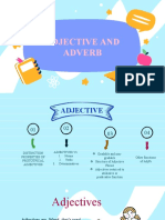 Adjective and Adverb