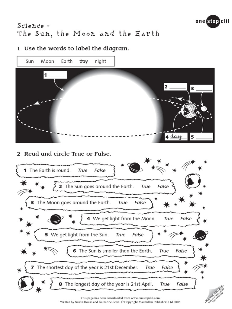 The Sun The Moon and The Earth PDF | PDF | Outer Space | Earth