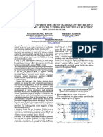 Modeling and Control The Set of Matrix Converter-Two Five-Phase Wheel Motors (2 PMSM) For Driving An Electric Traction System