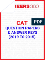 CAT Previous Years Question Papers PDF