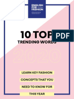 Fashion Trending Words