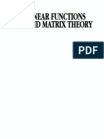 (Textbooks in Mathematical Sciences) Bill Jacob (Auth.) - Linear Functions and Matrix Theory (1995, Springer Berlin Heidelberg) PDF
