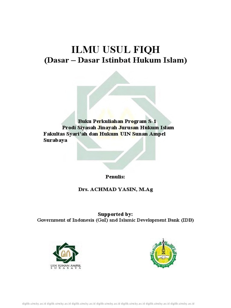 Ilmu Usul Fiqh Pdf