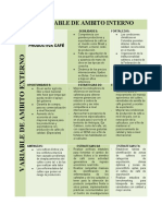 Matriz Dofa Cadena Productiva Café