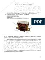 3.proiectare Transformator Retea Mica Putere PDF