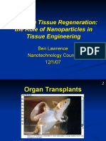 Improving Tissue Regeneration: The Role of Nanoparticles in Tissue Engineering