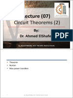 Electric Circuits - Lecture 07 2x1