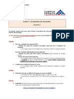 Fiche 1 - Pièces Constitutives Dossier Pédagogique DAP Blanche