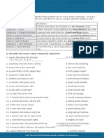 Compound Adjective Practice