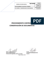 Procedimiento de Control y Conservación de Documentos