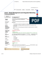 Unit 9 - Retail Management and Integrated Marketing Communications