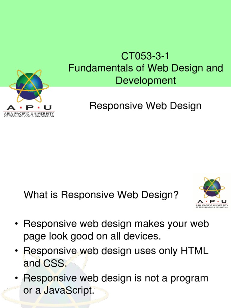 04 Responsive Web Design | PDF | Responsive Web Design | Web Design