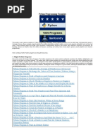 Python Programming Examples