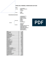 Programación y Áreas Del Terminal Ferroviario de Puno