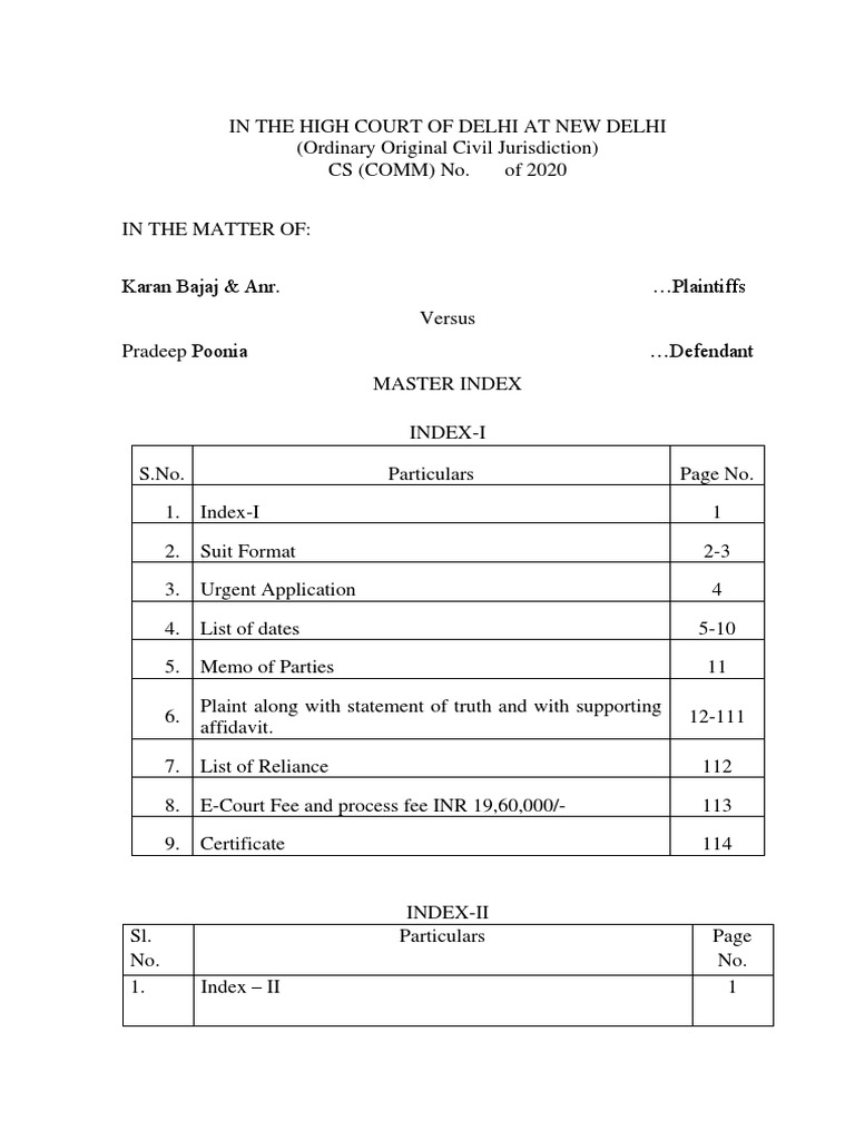 Dasvi Class Ki Ladki Ki Aur Teacher Ki Xxx Video Dikhaiye - Karan Bajaj & Anr. vs. Pradeep Poonia PDF | PDF | Defamation | Teachers