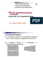 Dr. Ahmed Fathy Zidan: PBW 402: Geotechnical Analysis and Design