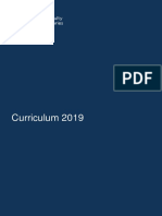 Curriculum 2019