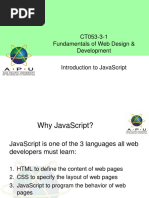 07 Introduction To JavaScript